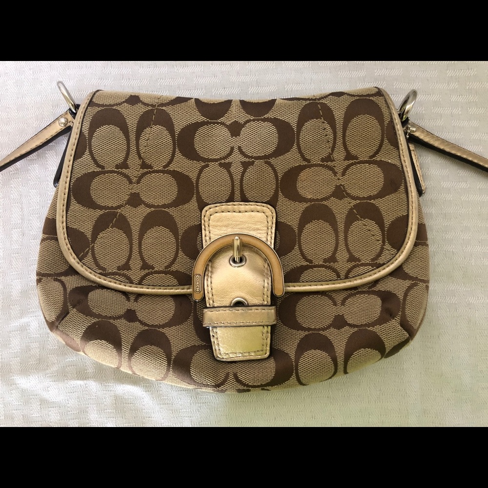 Coach Gold Cross Body